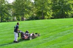 Employee Mowing Photo 2